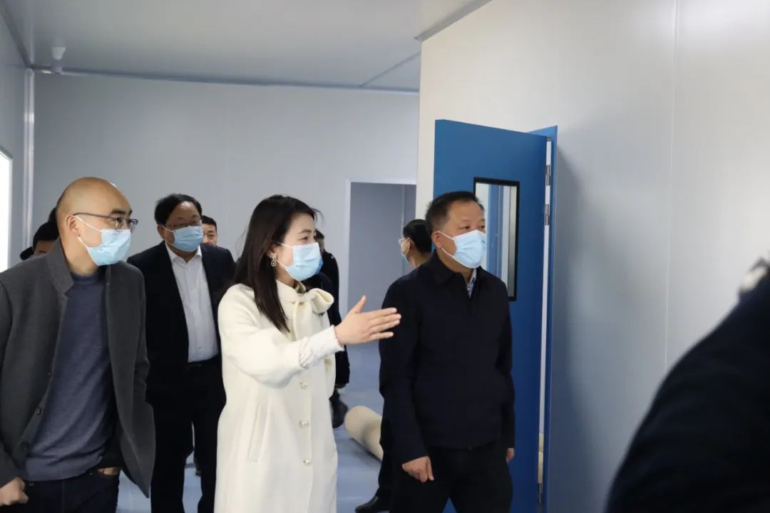淮北市副市長周天偉調(diào)研雷根生物新廠區(qū)