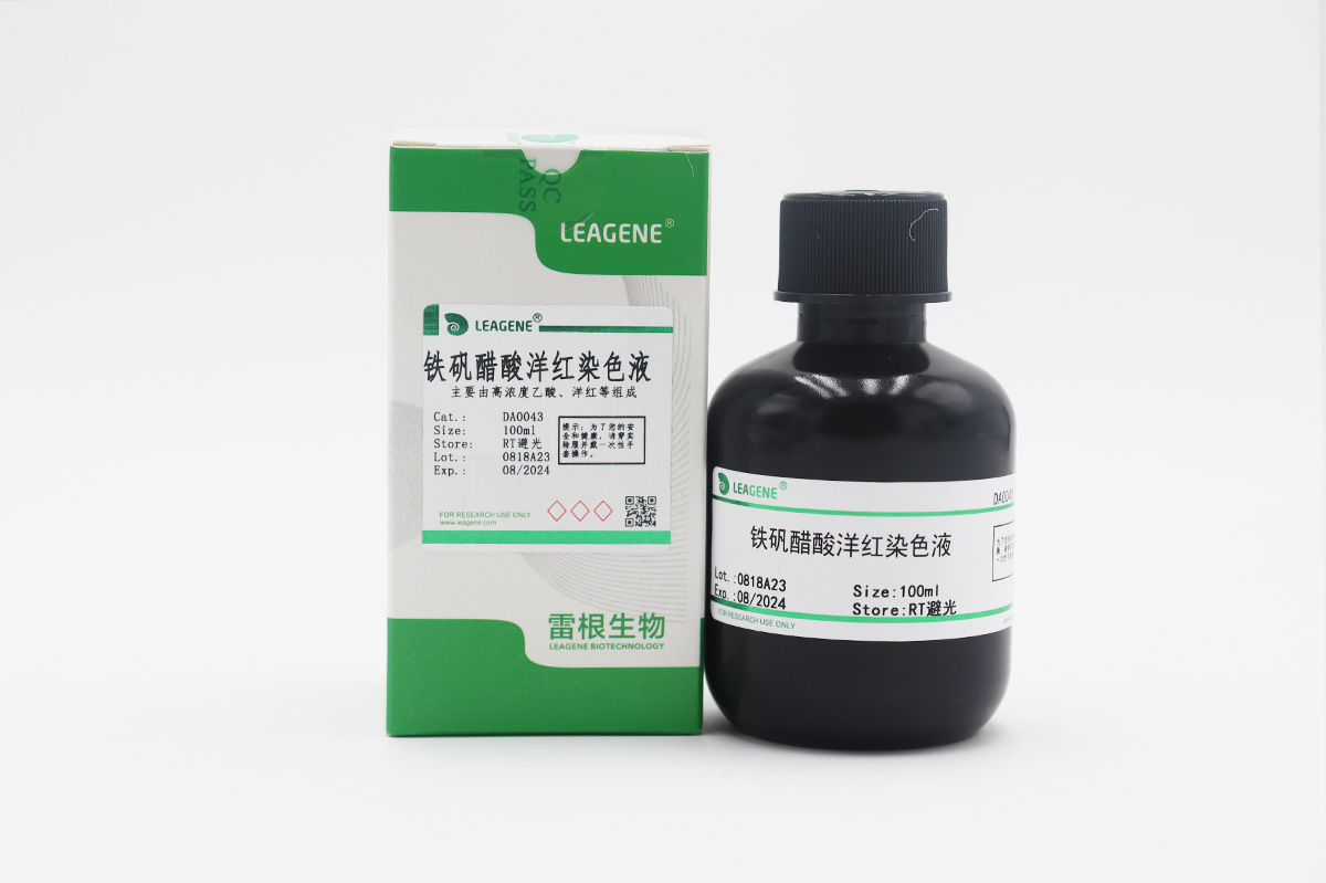 鐵礬醋酸洋紅染色液