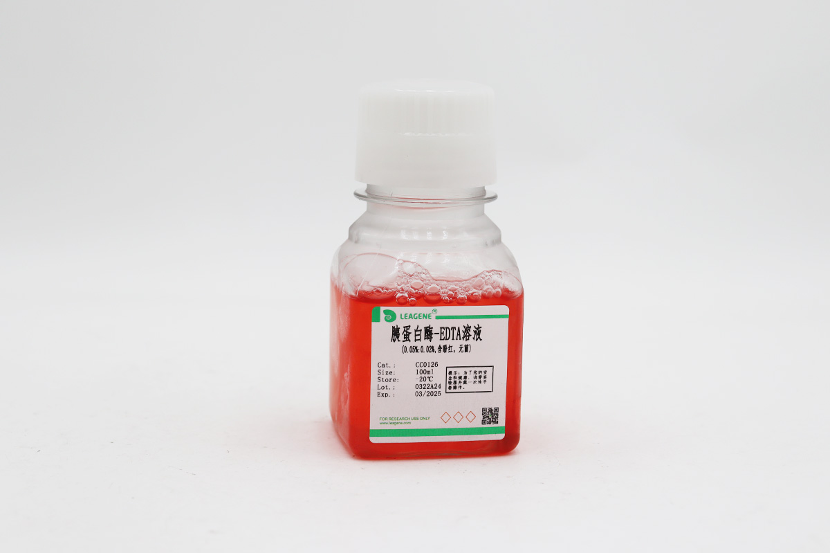胰蛋白酶-EDTA溶液(0.05%:0.02%,含酚紅)